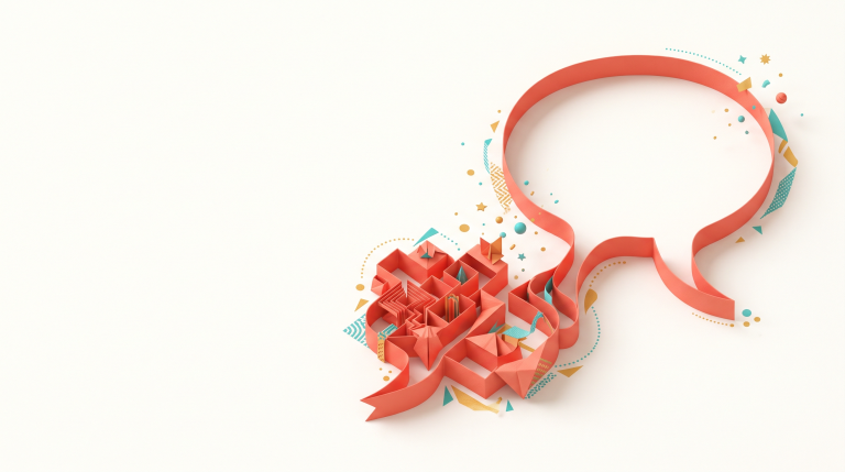 Playful surreal editorial illustration one contin